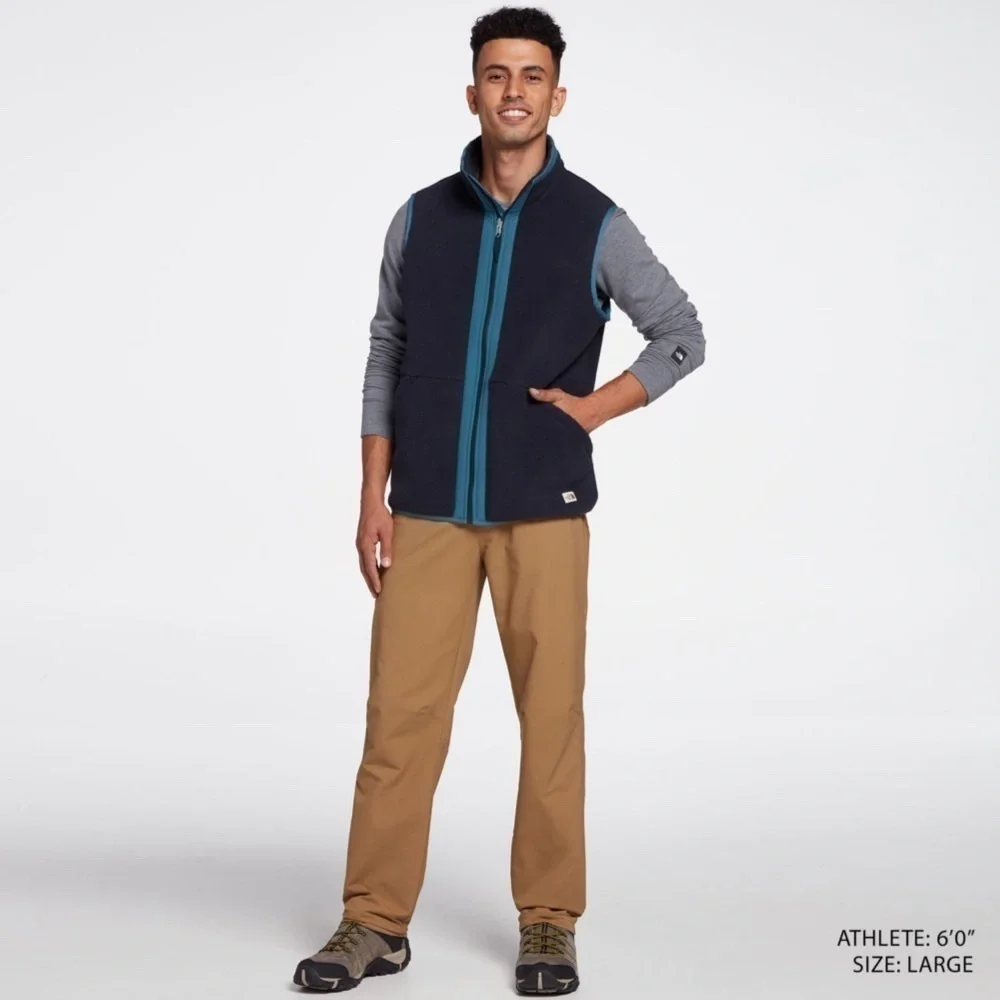 The North Face Men’s Carbondale Vest Full Zip Aviator Navy Mallard Blue Medium